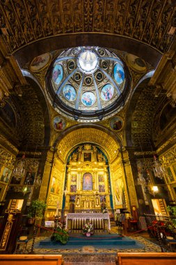 Bazilika, Santuario de LLuc, siglo XVII, Escorca, Sierra de Tramuntana, Mallorca, balear adaları, İspanya, Avrupa