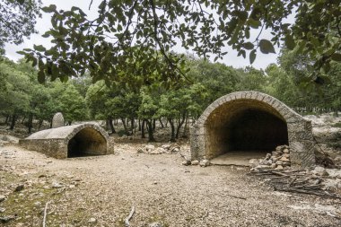 Aljibes de la Mola de Planici, municipio de Esporlas, Mallorca, balkulak adaları, İspanya, Avrupa