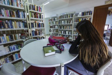 biblioteca belediyesi Can Torro, Alcudia, Mallorca, islas baleares, İspanya
