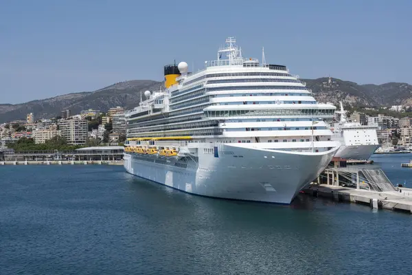 Crucero Puerto Palma Mallorca Balearic Islands Spain Europe — Stockfoto