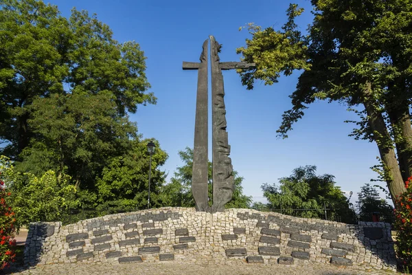 Monumento Liberacion Polonia Sanok Voivodato Subcarpacia Polonia East Europe — Stock fotografie