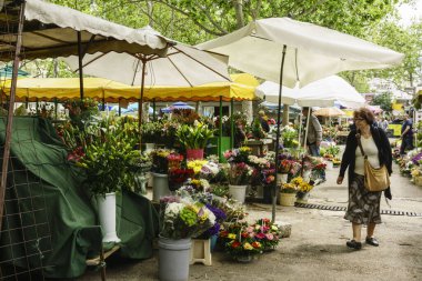 floristeria, mercado al aire libre, Stari Pazari, Split, Croacia