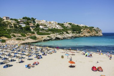 Cala Romantica, Estany den Mas-, Manacor, Costa de Llevant. Mallorca, Islas Baleares. İspanya