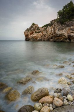 Cala de Deia, Sierra de Tramuntana, Islas Baleares, İspanya