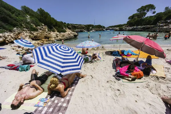 Cala Sa Nau, Santaniy, Mallorca, islas baleares, İspanya
