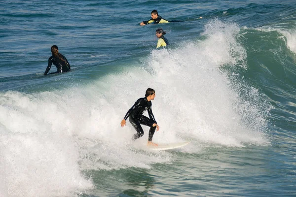 San Sebastian Surf Bahia Concha Guipuzcoa Euzkadi Espanha — Fotografia de Stock
