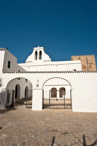 Iglesia Parroquial Sant Antoni Portmany Ibiza Islas Baleares España — Foto de Stock