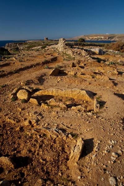 Necropolis Ciudad Romana Sanisera Nitja Cap Cavalleria Mercadal Menorca Islas — Stock Photo, Image