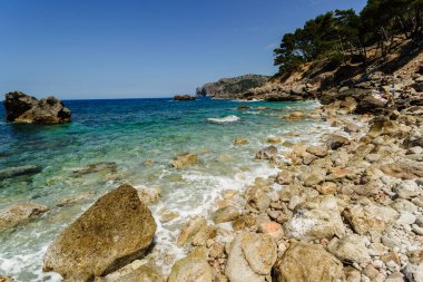 Illuc Alcari - antigua aldea del bosque-, Deia. Sierra de Tramuntana. Mallorca. Islas Baleares. İspanya