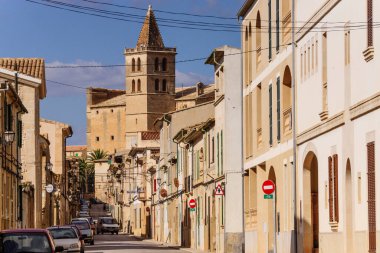 İglesia Parroquial de Nostra Senyora de la Consolacio, Porreres, mallorca. Islas Baleares, İspanya, Avrupa
