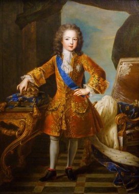 Fransa Kralı XV. Louis, 1715, Pierre Gobert ve stüdyo, Nins, çocukların portreleri XVI-XIX, Sa Bassa Blanca Müzesi (msbb.