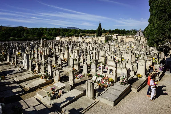 Cementerio Palma Conmemoracion Los Fieles Difuntos Popularmente Llamada Dia Muertos — Stock Photo, Image