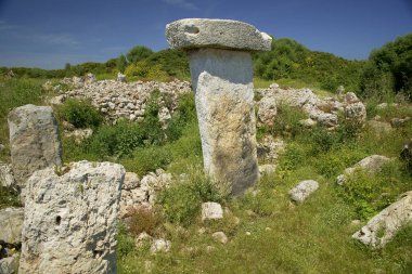 Moros ve Cristianos. Polenya. Sierra de Tramunta. Mallorca. Islas Baleares, İspanya.