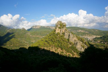 Moros ve Cristianos. Polenya. Sierra de Tramunta. Mallorca. Islas Baleares, İspanya.