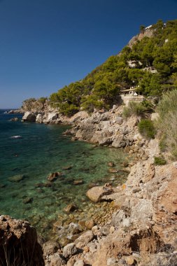 Casa de Neu y Puig Major, 1436 metroda. Coll des Telegraf. Escorca.Sierra de Tramuntana.Mallorca.Islas Baleares. İspanya.