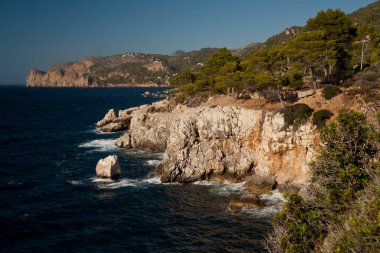 Casa de Neu y Puig Major, 1436 metroda. Coll des Telegraf. Escorca.Sierra de Tramuntana.Mallorca.Islas Baleares. İspanya.