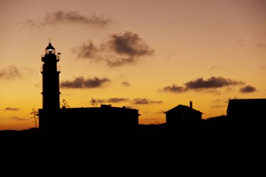 Faro de Cap Salines. Comarca de Migjorn.Mallorca. Balear Adaları. İspanya.