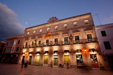 Edificio del Consell Insular. Ciutadella. Menorka. Balear Adaları. İspanya..