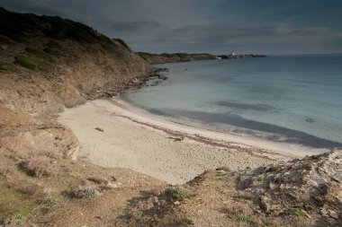 Playa de Capifort.Menorca. Balearic Adaları. İspanya.