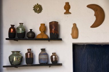 Daha uzun seramika ikardi.Eivissa.İbiz. Balearic Adaları. İspanya.