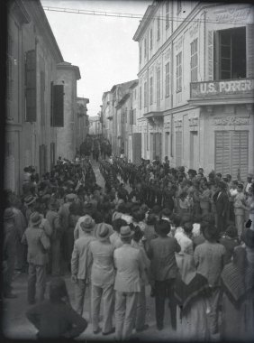 20. yüzyılın başından kalma tarihi bir resim, Porreres, Mayorka, İspanya