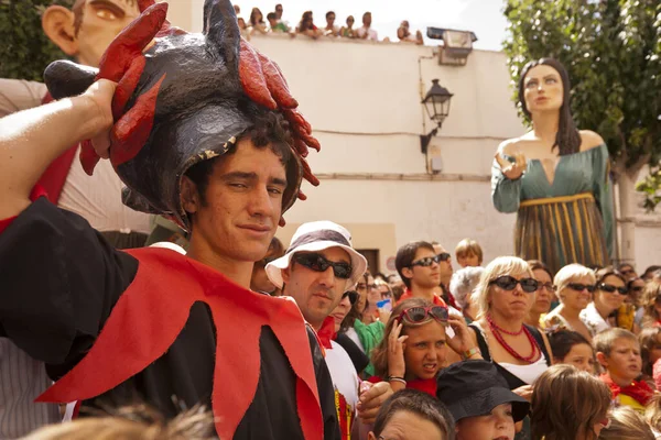 Španělsko Felanitx Baleárské Ostrovy Mallorce Tradiční Tanec Kavalérie Roku 1603 — Stock fotografie