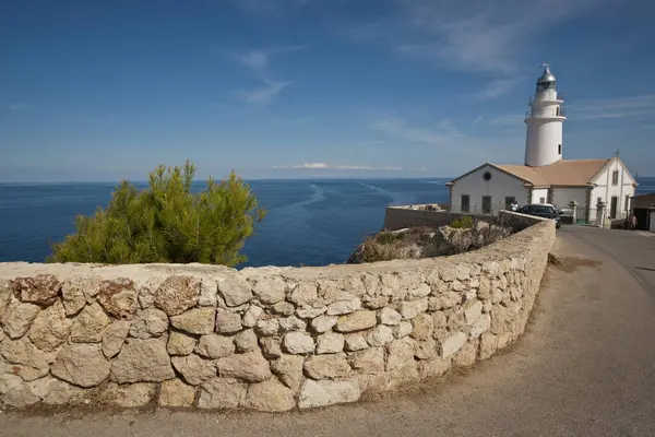 Faro de Capdepera. Comarca de llevant.Mallorca. Balear Adaları. İspanya.