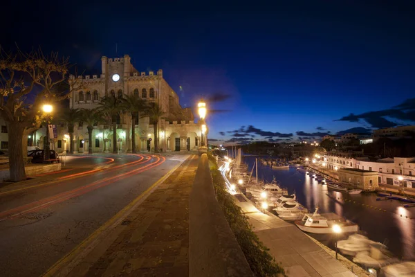Ayuntamiento Siglo Xvi Plaza Des Born Ciutadella Menorca Ilhas Baleares — Fotografia de Stock