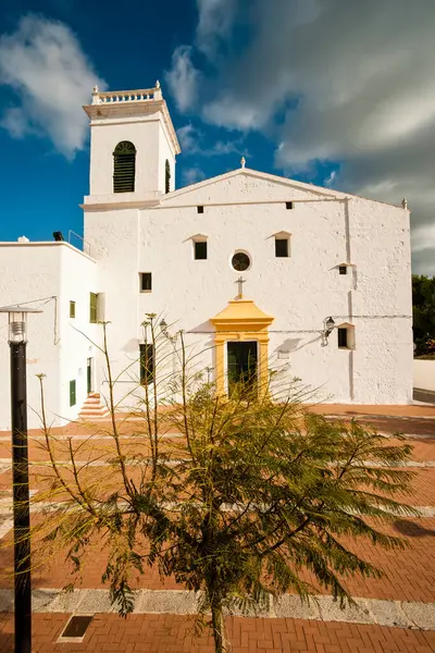 Iglesia Parroquial San Martin Mercadal Menorca Balearen Spanje — Stockfoto