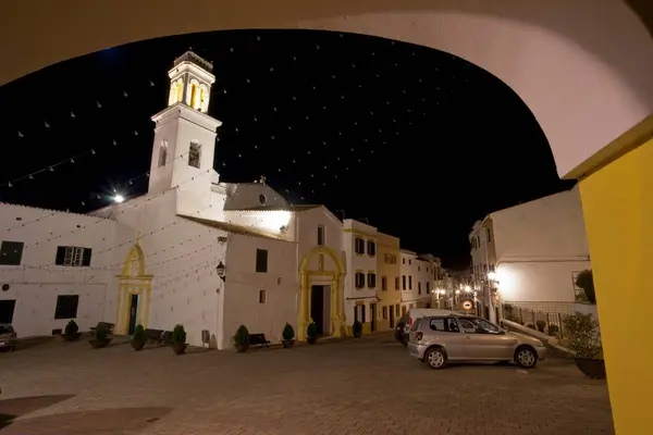 이글레시아 바르토메우 Iglesia Sant Bartomeu Ferreries Menorca Balearic 스페인 — 스톡 사진