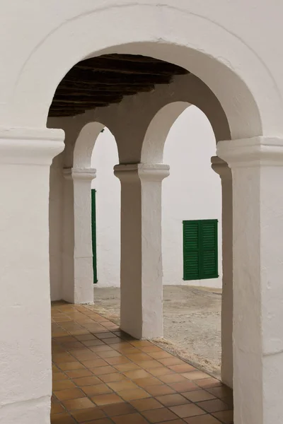 Iglesia San Antonio Portmany Siglo Xiv Ibiza Wyspy Balearyczne Hiszpania — Zdjęcie stockowe