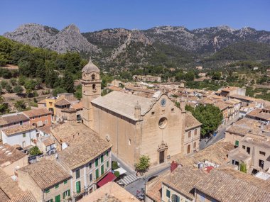 Bunyola, San Mateo Barok Kilisesi (18. yüzyıl), Majorca, Balear Adaları, İspanya