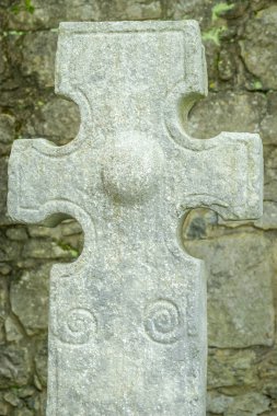 Kilfenora Ortaçağ Katedrali (Saint Fachtnanrsquo), The Northern Cross, The Burren, County Clare, İrlanda, Birleşik Krallık