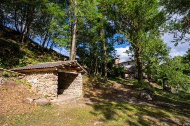 Aziz Martin Manastırı (Saint Martin-Le-Vieux), Conflent Bölgesi, Languedoc-Roussillon Bölgesi, Fransa Cumhuriyeti, Avrupa