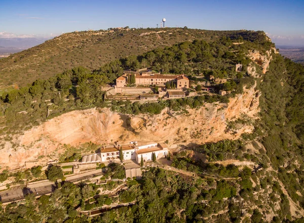 Heiligtümer Von Gracia Und Sant Honorat Puig Randa Algaida Mallorca — Stockfoto