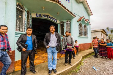 Evanjelik kilise, Lancetillo, La Parroquia, Reyna bölgesi, Quiche, Guatemala, Orta Amerika