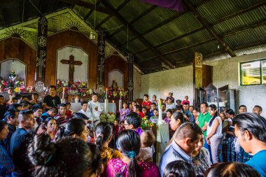 Lancetillo, La Parroquia, Reyna bölgesi, Quiche, Guatemala, Orta Amerika 'da halk düğünlerinin kutlanması