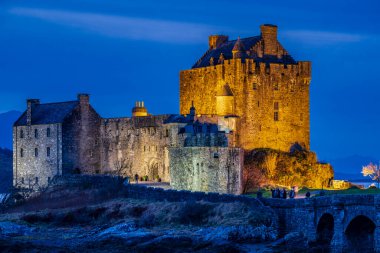 Eilean Donan Şatosu, 13. yüzyıl, Lochalsh Kyle, İskoçya, Birleşik Krallık