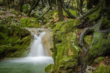 Torrent de Coanegra, Es Freu şelalesi, Orient, Bunyola, Mallorca, Balear Adaları, İspanya