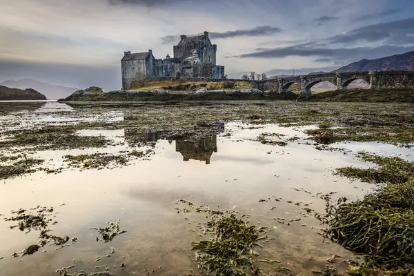 stock image Eilean Donan Castle, 13th century, Kyle of Lochalsh, Highlands, Scotland, United Kingdom