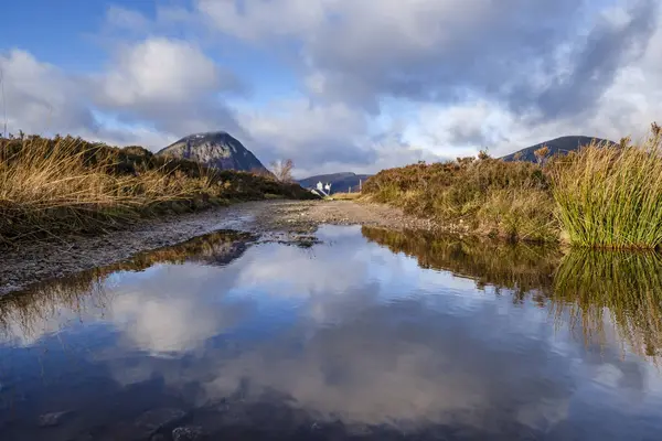 stock image Glen Coe Valley, Lochaber Geopark, Highlands, Scotland, United Kingdom