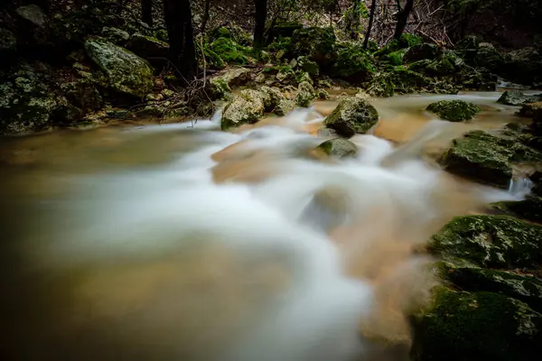 Es Freu torrent, Coanegra Valley, Orient, Mallorca, Balearic adaları, İspanya