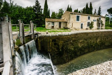 Fonfile lock, Midi kanalı, Languedoc-Roussillon, Fransa, Avrupa