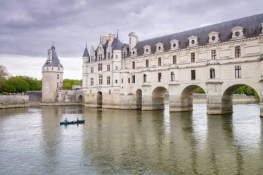 Diana Köprüsü, Chenonceau Kalesi, 16. yüzyıl, Chenonceaux, Indre-et-Loire Bölümü, Fransa, Batı Avrupa