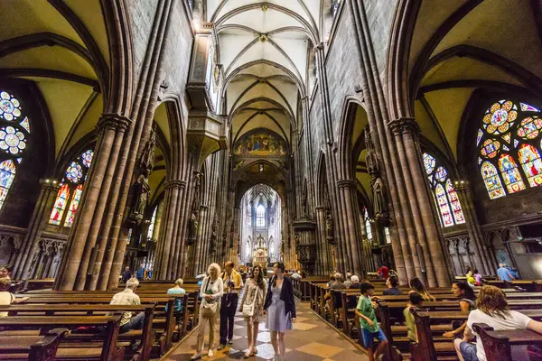 stock image Freiburg Minster, built in three stages, in 1120, the second in 1210 and the third in 1230, Gothic style building, Freiburg im Breisgau, Germany, Europe