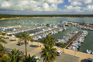 Colonya de Sant Jordi Limanı. Salines Majorca Balearic Adaları İspanya