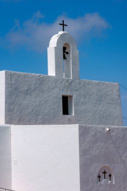 El Pilar Kilisesi Leydimiz (18. yüzyıl), El Pilar de Sa Mola, Formentera, Pitiusas Adaları, Balear Community, İspanya.