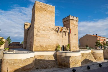 Aguas Mansas kalesi, 13. ve 14. yüzyıllarda inşa edilmiş, Agoncillo, La Rioja, İspanya, Avrupa