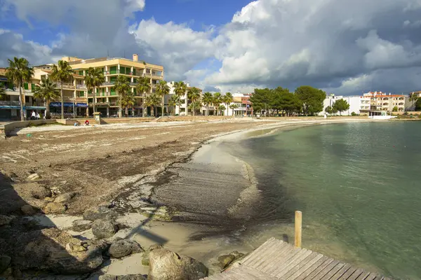 stock image Port of Colonya de Sant Jordi. Ses Salines Majorca Balearic Islands Spain