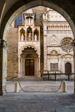 Colleoni şapeli, 15. yüzyıl, Duomo, Piazza Padre Reginaldo Giuliani, üst kasaba, Bergamo, Lombardy, İtalya, Avrupa